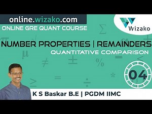 GRE® Quantitative Comparison | Number Properties | Remainders | GRE Sample Question