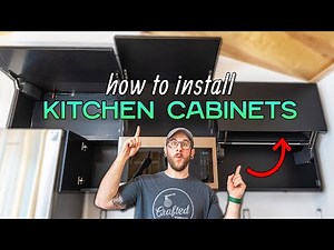 How to install TOUCH TO OPEN Frameless Kitchen Cabinets