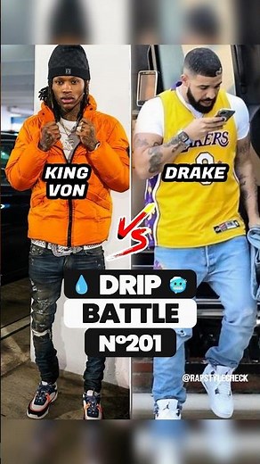 KING VON VS. DRAKE 🥶 DRIP BATTLE 💧 #kingvon #drake #chiraq