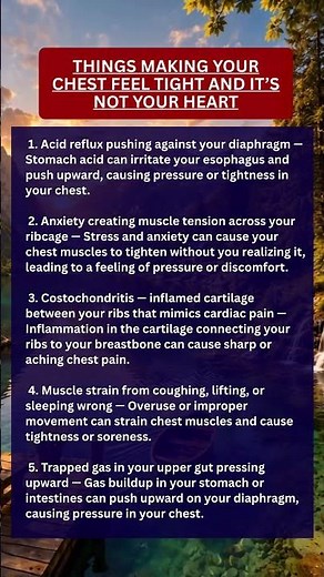 8 Reasons Your Chest Feels Tight That Have Nothing to Do With Your Heart