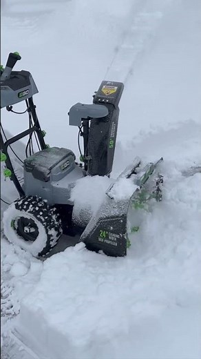 Ego 2 Stage Battery Snowblower Test ! #egopowerplus