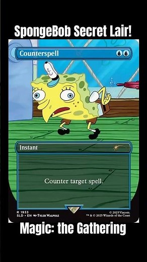 SpongeBob Secret Lair! 👀 Magic: the Gathering M:tG SquarePants Patrick Star #spongebob #mtg #magic