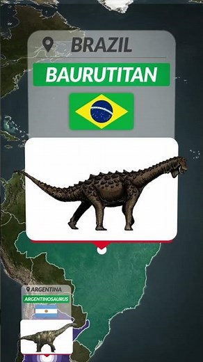 Where Did Dinosaurs Live - Dinosaurs from different countries