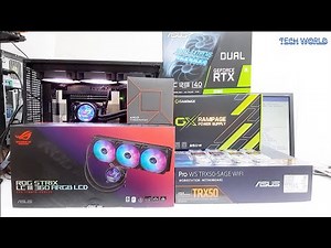 PC Built! Threadripper 7970X Beast Build 2025 | ASUS TRX50-SAGE + RTX 3060 + 128GB RAM