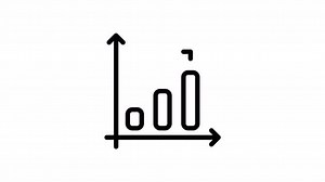 Animation Bar Graph Icon