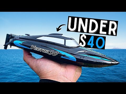 AWESOME Mini RC Boat under $40! - Volantex Vector 30