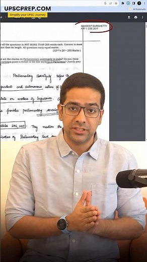 Self evaluating UPSC Mains answers