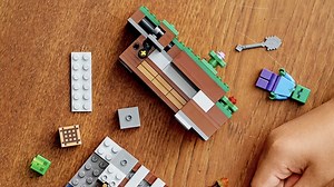 This LEGO build is a real working Minecraft Zombie spawner