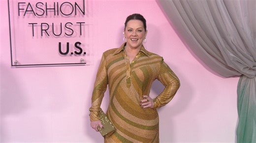 Melissa McCarthy 2026 Fashion Trust US Awards pink carpet