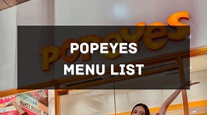 Popeyes Menu Prices Philippines 2026 [Updated] — All About Philippines Menu