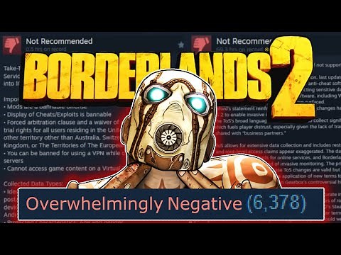 Borderlands 2: Review Bombing, EULA, "spyware", What is GOING ON?