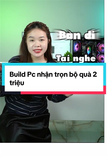 build pc nhận trọn bộ quà tặng trị giá hơn 2 triệu đồng #hoanglongcomputer #gaming #buildpc #pcgaming #testgame