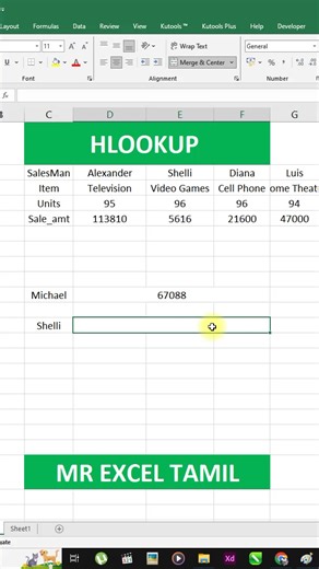 13K views · 95 reactions | Mastering HLOOKUP: Excel Tips & Tricks for Efficient Data Lookup!  #ExcelTips #DataAnalysis #mrexceltamil | Mr Excel Tamil | Facebook