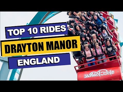 Top 10 BEST Rides at Drayton Manor (2023) | Mile Oak, England