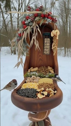 4K Bird Feeding in Real Time | Sony A7 IV Wildlife Footage (60fps Backyard Nature ASMR)