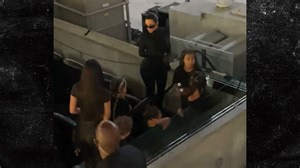 Kim Kardashian & Kids Attend Kanye's 'Donda' Event Yet Again