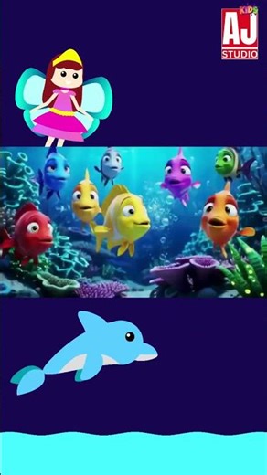 🐟 Fish Song for Kids | Fun Underwater Rhymes 🌊🎵