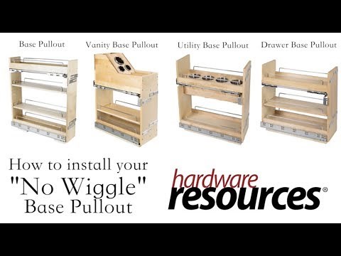 How to install your "No Wiggle" Base Pullout