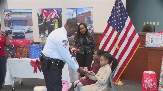 'TJ Brown Strong': Ferguson community surprises injured officer's daughters for Christmas