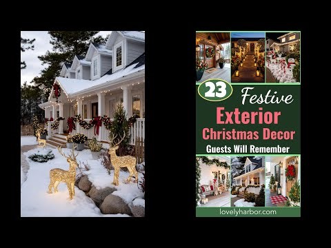 23 Exterior Christmas Decor Ideas Guests Will Remember All Season Long