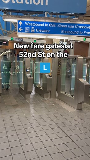 Have you seen the new fare gates at 52nd St Station on the L? These full-length gates are designed to deter fare evaders from jumping over, slipping through, or crawling under the turnstiles. The gates are equipped with 3D imaging technology to distinguish between adults, children, and objects including wheelchairs, luggage, and strollers. These fare gates are an integral part of #SEPTA’s commitment to fighting fare evasion which ICYMI is a crime. Keep an eye out for more of these new fare gates