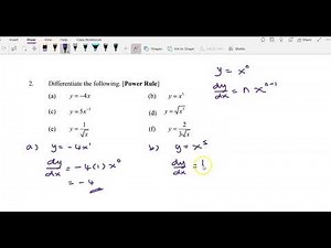 Techniques of Differentiation Part 1 ( constant rule & power rule)