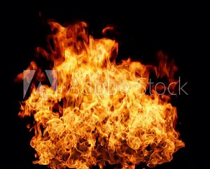 fire and flame on alpha channel. realistic fire isolated. burning fire on the ground. fire visual effect