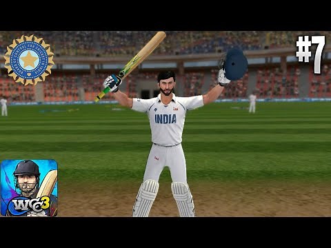 (WCC3) Fastest Test hundred For India! Career Mode [World Cricket championship 3]