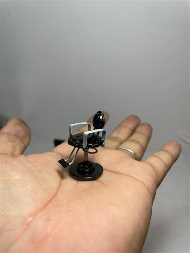 27K views · 467 reactions | Quick DIY Tutorial Video Miniature Barber Chair ✂️ Using Scrap Items ♻️✨ "A good haircut is a work of art, and the barber is the artist". "A fresh haircut is the perfect way to start a #MiniatureArt #dioramaartist #miniaturequotes #miniatureartwork #fyp #everyone #dioramaart #filipino #miniature #DIY #diorama #MiniatureCraftsandArt | Miniatures crafts & Art | Facebook