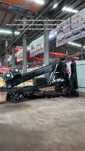 DTU 30-40 Tons Detachable Towing Units Mounted on Tractor Truck Detachable Wrecker Towing Body Kits
