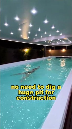 Now all my neighbors have installed this large rectangular swimming pool.