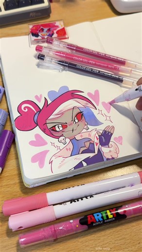 Cómo dibujar a Velvette de Hazbin Hotel
