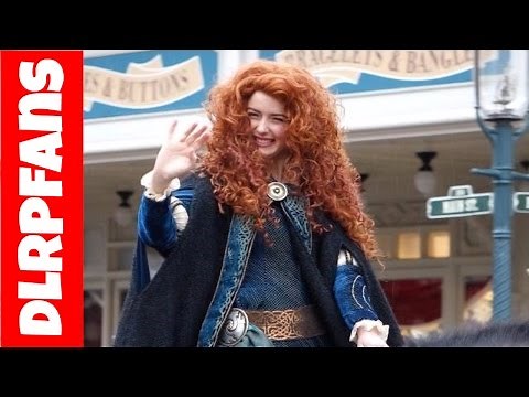 Merida and Angus at Disneyland Paris