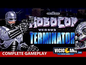 🎮 RoboCop Versus The Terminator (Mega Drive) Complete Gameplay