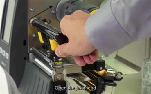 工业斑马打印机ZT411教程07-清洁打印头和滚筒