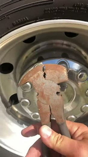 Removing Ford Dually wheel hub cap