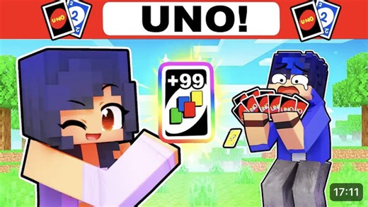 Minecraft but it's UNO!