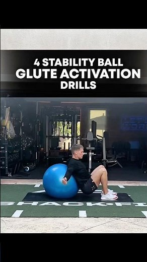 Stability Ball Glutes & Hamstrings #glutes #posteriorchain #stabilityball