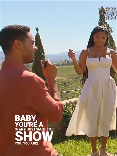 Can't wait to watch Anna and Michael's love story unfold! YOU, ME & TUSCANY with Halle Bailey and Regé-Jean Page in theaters April 10! Some throwback 2000s vibes #regejeanpage #hallebailey #youmetuscany #blackromcom #bridgerton