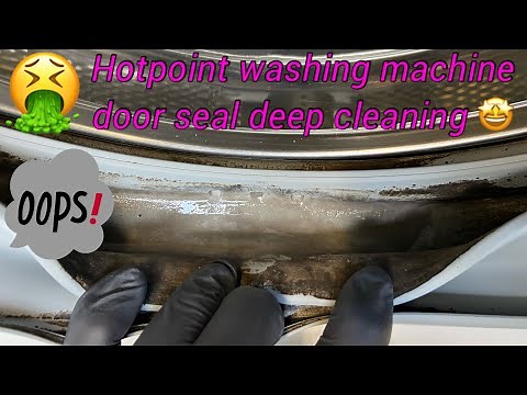 How to remove mould from your washing machine door seal gasket. Hotpoint, Bosch, Beko, Indesit etc.