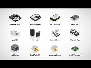 Every Data Storage Type Explained in 9 Minutes
