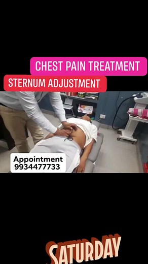 13K views · 69 reactions | Sternum adjustment, chest pain treatment | Dr.Surendra Kumar Chiropractor | Facebook