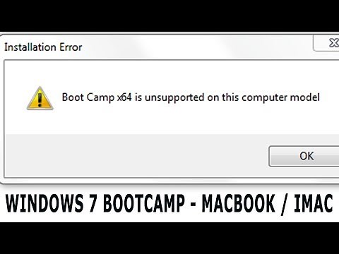 RESOLVIDO !!! Boot Camp x64 is unsupported on this computer model