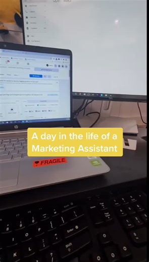Day in the life of a Marketing Assistant! #dayinthelife #dailyvlog #fyp #foryoupage #marketing #joblife