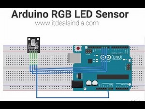 Arduino RGB LED Sensor Step By Step Hindi |KY-016|