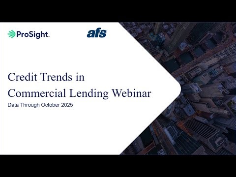 Credit trends in Commercial Lending with data through 10.2025