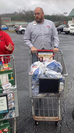 Thank You, Weiss Market! Two shopping carts full of Turkey! | Hackettstown Rotary Club