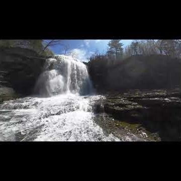 Hector Falls near Watkins Glen NY 1 #drone #trythatinasmalltown #fpv #dji #sittingonthedockofthebay