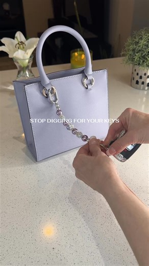 Never Dig For Your Keys Again! 🔑👜 Handcrafted Luxury Keychains, Loved By 50K Made with: ✔️ Finest Austrian Crystals Gemstones ✔️ Handblown Glass Lampwork Beads ✔️ 90lb Reinforced Wire Loved By 50,000 Women! ★★★★★ “This is the product you didn’t realize you needed until you start using it - The quality is top notch and the sparkle is outrageous” - Alison F ★★★★★ "These are ABSOLUTELY BEAUTIFUL!!! So well made!!! The quality is outstanding! I've bought several for myself and for gifts. Everyone 