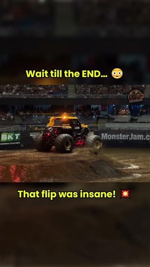 Monster Truck Stunt Goes WRONG! 😱 Massive Flip Inside Arena!
